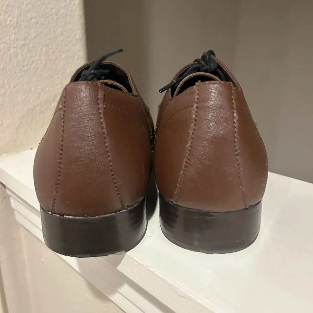 BP. Nordstrom Oxford Lace Up Brown Dress Shoes Mens Size 13M Brand New - Picture 4 of 10